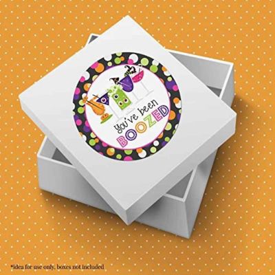 AmandaCreation You've Been Boozed Envelope Seals 40pc. Image 2