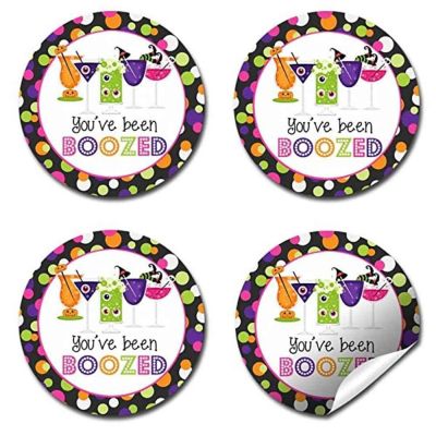 AmandaCreation You've Been Boozed Envelope Seals 40pc. Image 3