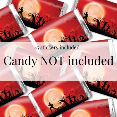 AmandaCreation Zombie Attack Mini Candybar Wrappers 45pc Image 3