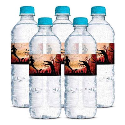 AmandaCreation Zombie Attack Water Bottle Wrappers 45pc. Image 2