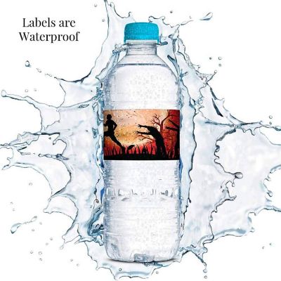 AmandaCreation Zombie Attack Water Bottle Wrappers 45pc. Image 3