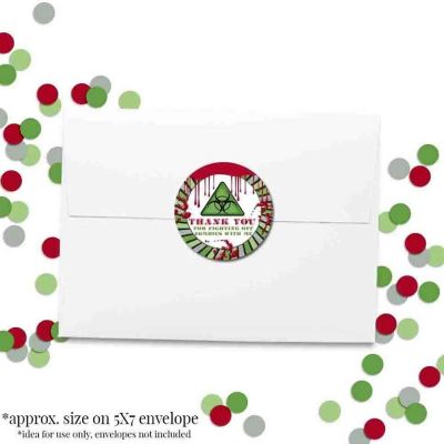 AmandaCreation Zombie Infection Envelope Seals 40pc. Image 3