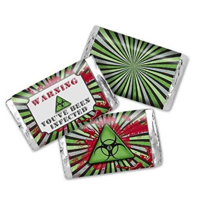 AmandaCreation Zombie Infection Mini Candybar Wrappers 45pcs Image 1