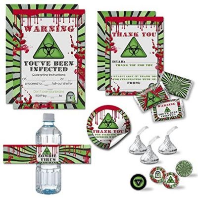 AmandaCreation Zombie Outbreak Party Bundle 381pc. Image 1