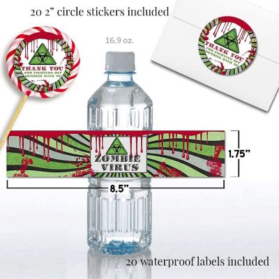 AmandaCreation Zombie Outbreak Party Bundle 381pc. Image 3