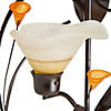 Amber Lilies Candle Wall Sconce 15" Tall Image 1