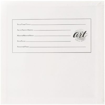 American Crafts Art Supply Basics Panel Pack Canvas 5/Pkg-8"X8" Image 2
