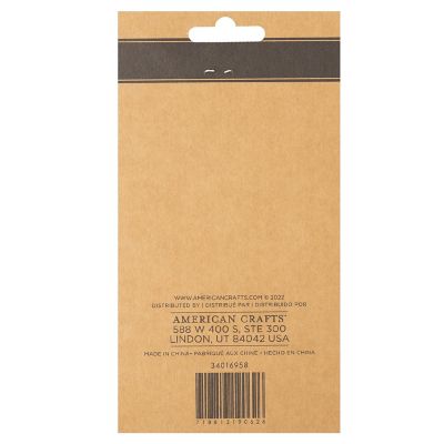American Crafts Bag Dcor 24/Pkg-Textured Flowers Image 1