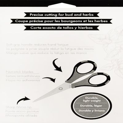 American Crafts Cutter Bee Herb Scissors 4/Pkg-Yellow/Black Image 1