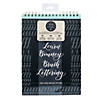 American Crafts&#8482; Kelly Creates Large Brush Tip Learn Bouncy Lettering Workbook Image 1