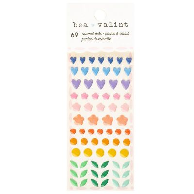 American Crafts Poppy And Pear Enamel Dots-69/Pkg Image 1