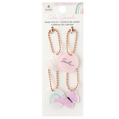 American Crafts Rainbow Avenue Bead Chains-4/Pkg Image 1