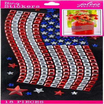 American Crafts Stickers-American Flag Image 1