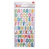 American Crafts&#8482; Thickers&#8482; 3D Celebrate Multicolor Alphabet Stickers Image 1