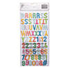 American Crafts&#8482; Thickers&#8482; 3D Celebrate Multicolor Alphabet Stickers Image 1