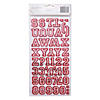 American Crafts&#8482; Thickers&#8482; 3D Letterman Crimson Alphabet Stickers Image 1