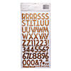 American Crafts&#8482; Thickers&#8482; 3D Wisecrack Gold Glitter Alphabet Stickers Image 1