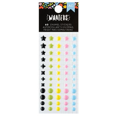 American Crafts Whatevs Enamel Dots-60/Pkg Image 1