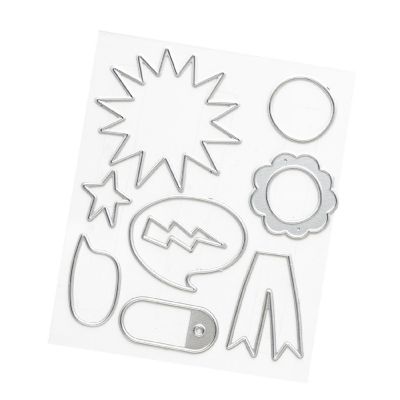 American Crafts Whatevs Metal Die Set-8/Pkg Image 3