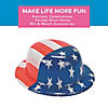 American Flag Derby Hats - 12 Pc. Image 2