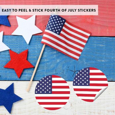 American Flag Stickers 2IN 40 Pack Image 3