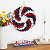 Americana Artificial Floral Wooden Wreath - 14.5" Image 1