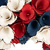 Americana Artificial Floral Wooden Wreath - 14.5" Image 3