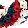 Americana Artificial Floral Wooden Wreath - 14.5" Image 4