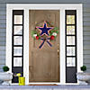 Americana Star and Mixed Floral Patriotic Wreath  24-Inch  Unlit Image 1
