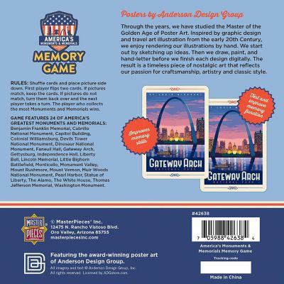 America's Monuments &amp; Memorials Memory Game Image 2
