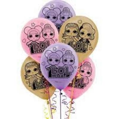 Amscan - 12" - Multicolour - Latex Balloons Image 1