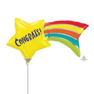 Anagram - 14" - Multicolour - Shooting Star Mini Balloons Image 1