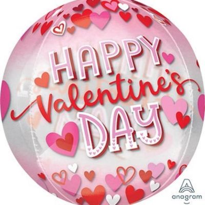 Anagram - Multicolour - 3D Foil Heart Balloon Image 1