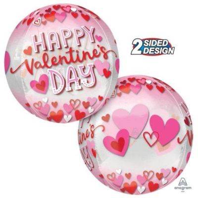 Anagram - Multicolour - 3D Foil Heart Balloon Image 1