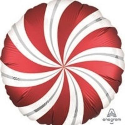 Anagram - Multicolour - Birthday Candy Swirls Balloon Image 1