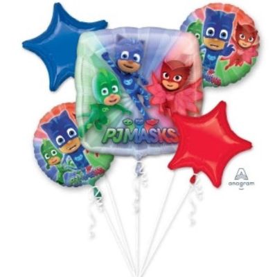 Anagram - Multicolour - PJ Masks Balloon Bouquet Image 1