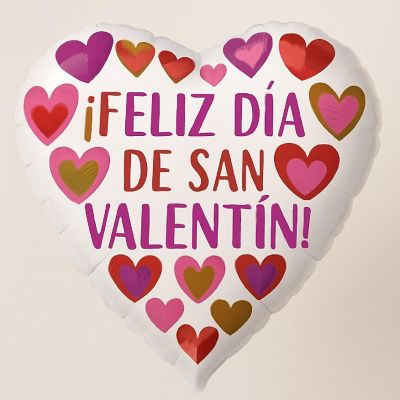 Anagram - Multicolour - Shaped Foil Balloons Heart Image 1