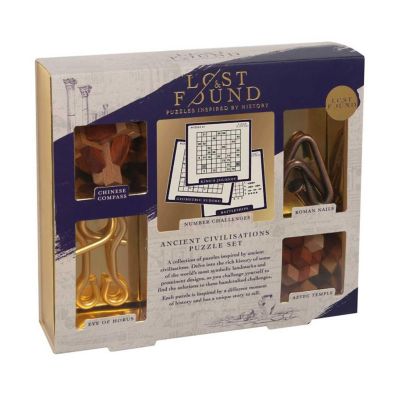Ancient Civilization Brainteaser Puzzle Set of 5 Image 1
