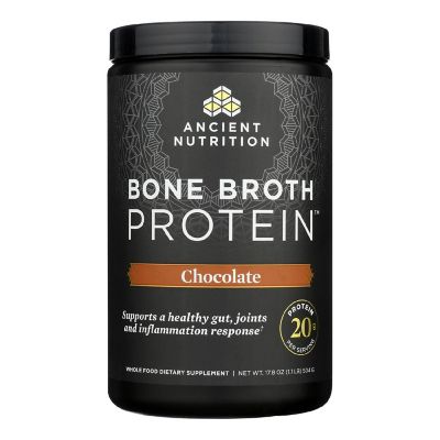 Ancient Nutrition - Prot Powder Bone Broth Chocolate - 1 Each-504 GRM Image 1
