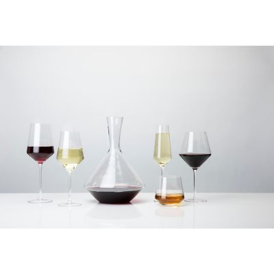 Angled Crystal Wine Decanter Image 2