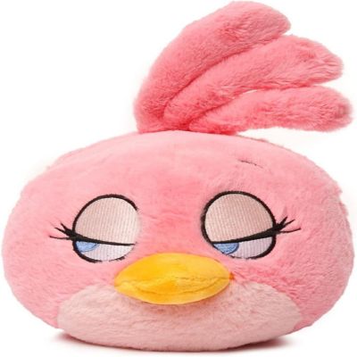 Angry Birds Stella Pink Girly Bird Plush 8" Pillow Doll Character Mighty Mojo Image 1