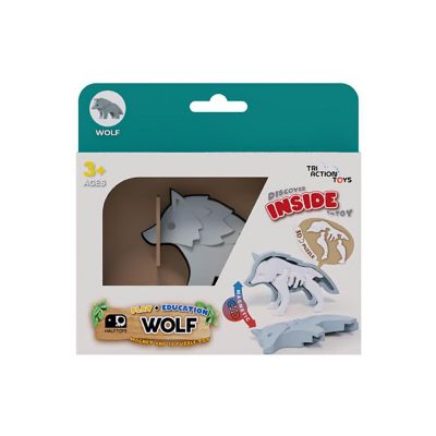 Animal Wolf Magnetic Puzzle Toy Image 1