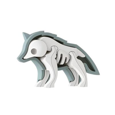 Animal Wolf Magnetic Puzzle Toy Image 3