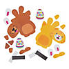 Animals as Easter Bunnies Magnet Foam Craft Kit - Makes 12 Image 1