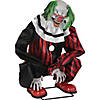 Animated Crouching Red Clown Prop Image 3