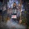 Animated Electric Fence Beware of Zombies Halloween Decoration Image 1