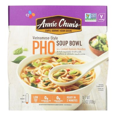 Annie Chun's Vietnamese Pho Soup Bowl - Case of 6 - 6 oz. Image 1