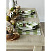 Antique Green Buffalo Check Ribbed Placemat (Set Of 6) Image 1