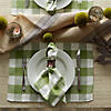 Antique Green Buffalo Check Ribbed Placemat (Set Of 6) Image 4