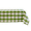 Antique Green Buffalo Check Tablecloth 60X120" Image 1